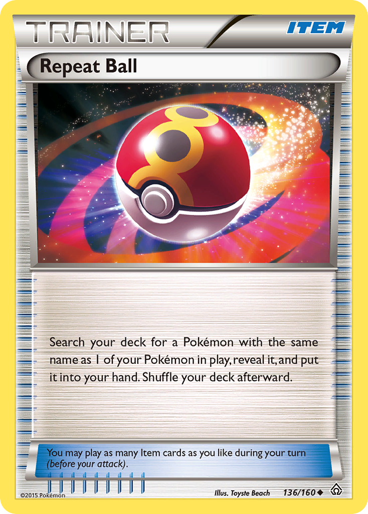 Repeat Ball (136/160) [XY: Primal Clash] | Good Games Modbury