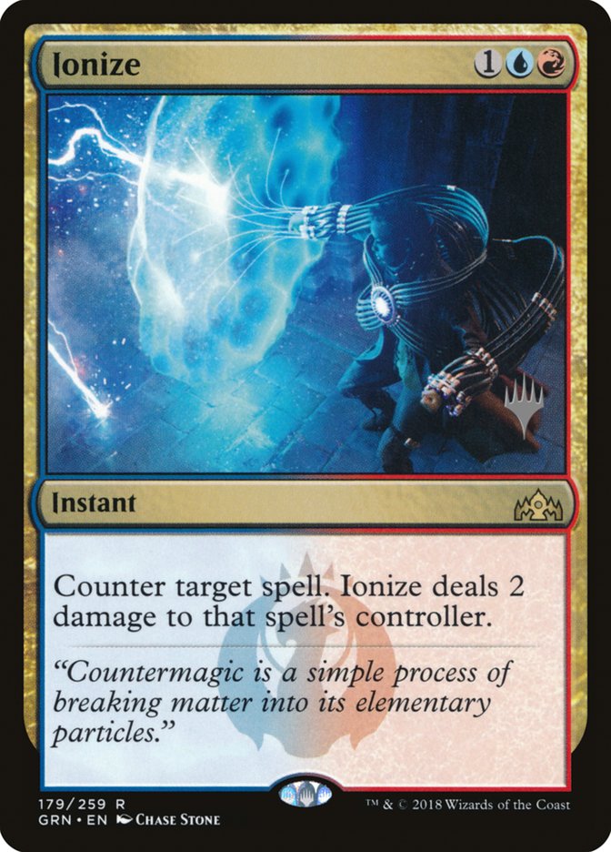 Ionize (Promo Pack) [Guilds of Ravnica Promos] | Good Games Modbury