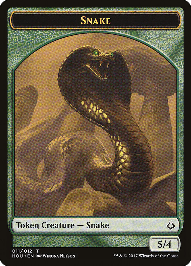 Snake Token [Hour of Devastation Tokens] | Good Games Modbury