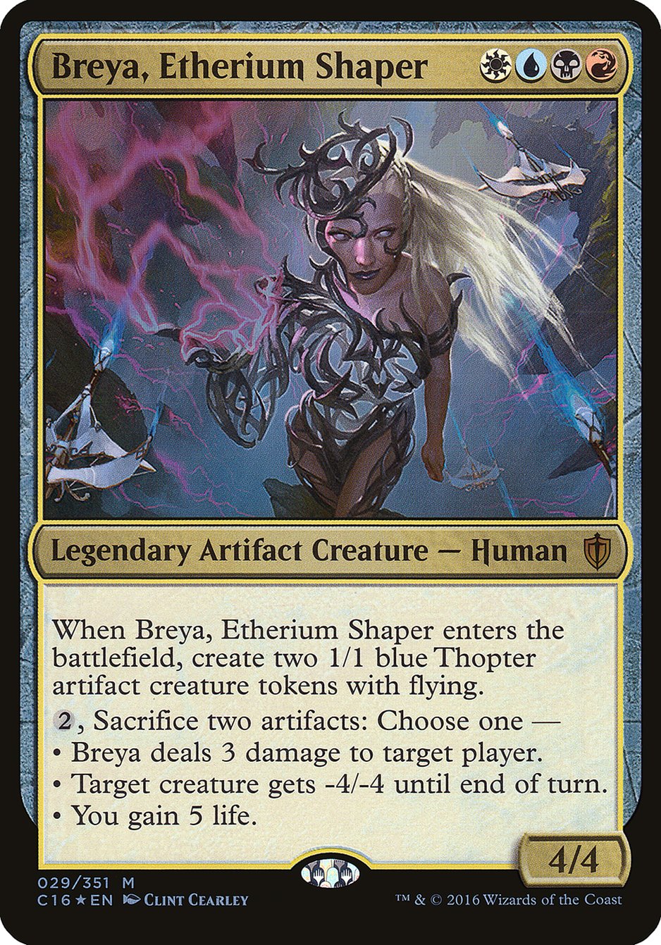 Breya, Etherium Shaper (Oversized) [Commander 2016 Oversized] | Good Games Modbury