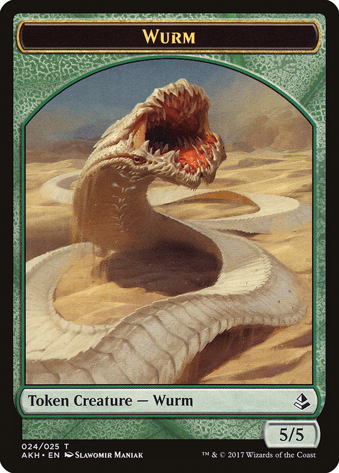 Wurm Token [Amonkhet Tokens] | Good Games Modbury