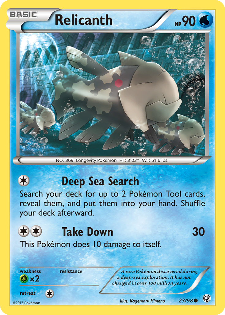 Relicanth (23/98) [XY: Ancient Origins] | Good Games Modbury