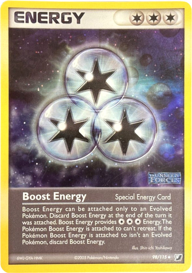 Boost Energy (98/115) (Stamped) [EX: Unseen Forces] | Good Games Modbury