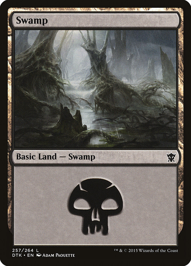 Swamp (257) [Dragons of Tarkir] | Good Games Modbury