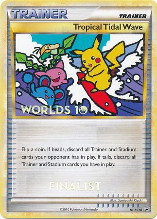 Tropical Tidal Wave (HGSS18) (Finalist) [HeartGold & SoulSilver: Black Star Promos] | Good Games Modbury