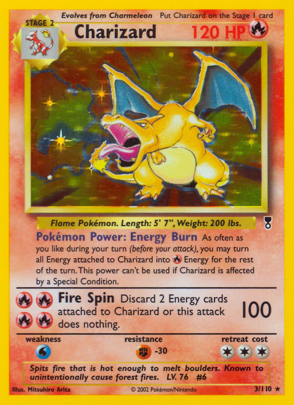 Charizard (3/110) (WotC) (Theme Deck Exclusive) [Legendary Collection] | Good Games Modbury