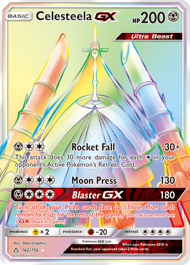 Celesteela GX (162/156) [Sun & Moon: Ultra Prism] | Good Games Modbury