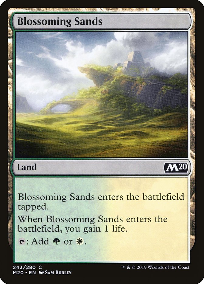 Blossoming Sands [Core Set 2020] | Good Games Modbury