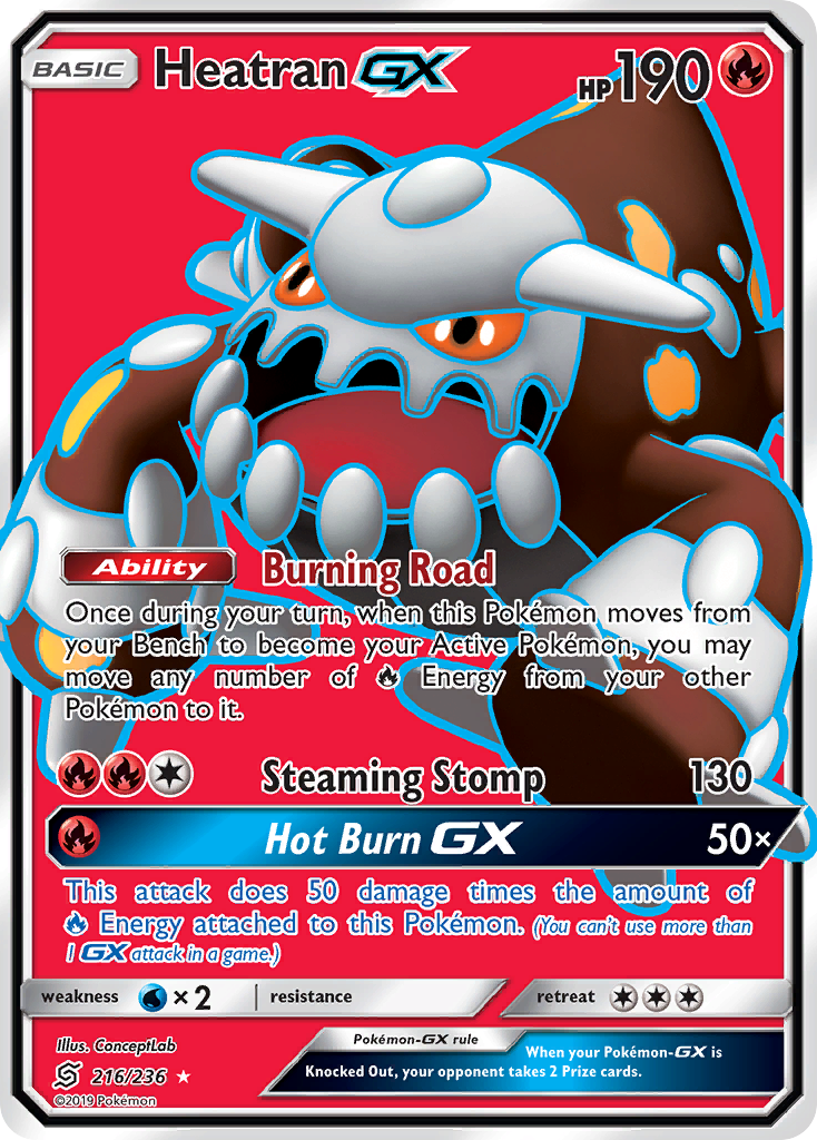 Heatran GX (216/236) [Sun & Moon: Unified Minds] | Good Games Modbury