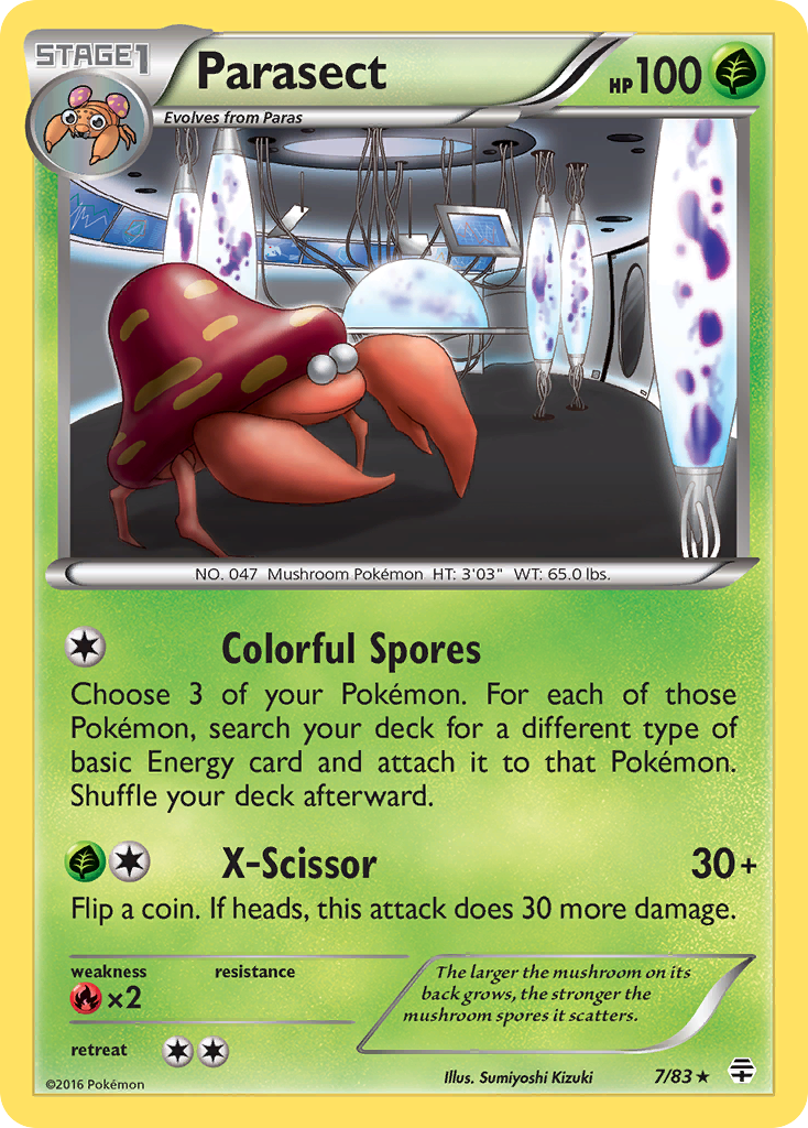 Parasect (7/83) [XY: Generations] | Good Games Modbury