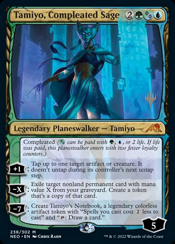 Tamiyo, Compleated Sage (Promo Pack) [Kamigawa: Neon Dynasty Promos] | Good Games Modbury