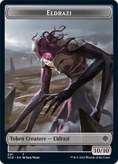 Eldrazi // Soldier Double-Sided Token [Starter Commander Decks] | Good Games Modbury