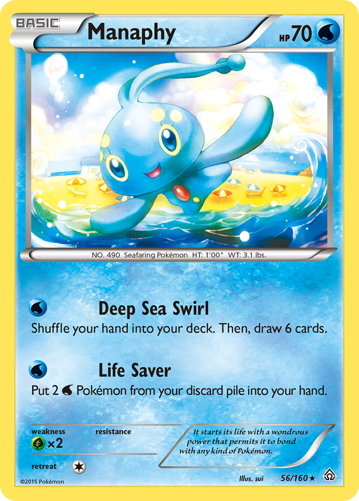 Manaphy (56/160) [XY: Primal Clash] | Good Games Modbury