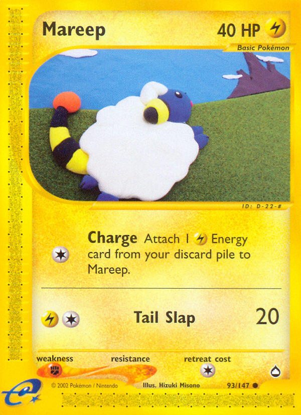 Mareep (93/147) [Aquapolis] | Good Games Modbury