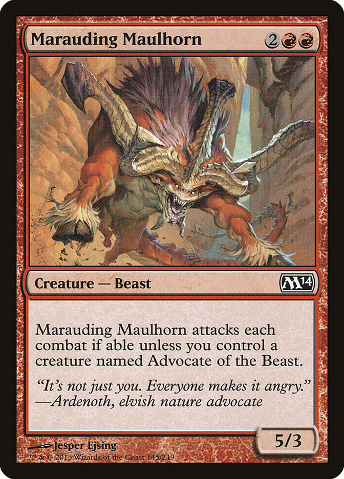 Marauding Maulhorn [Magic 2014] | Good Games Modbury