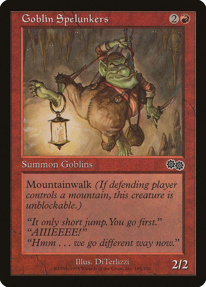 Goblin Spelunkers [Urza's Saga] | Good Games Modbury