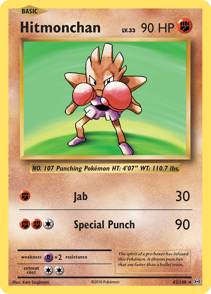 Hitmonchan (62/108) [XY: Evolutions] | Good Games Modbury