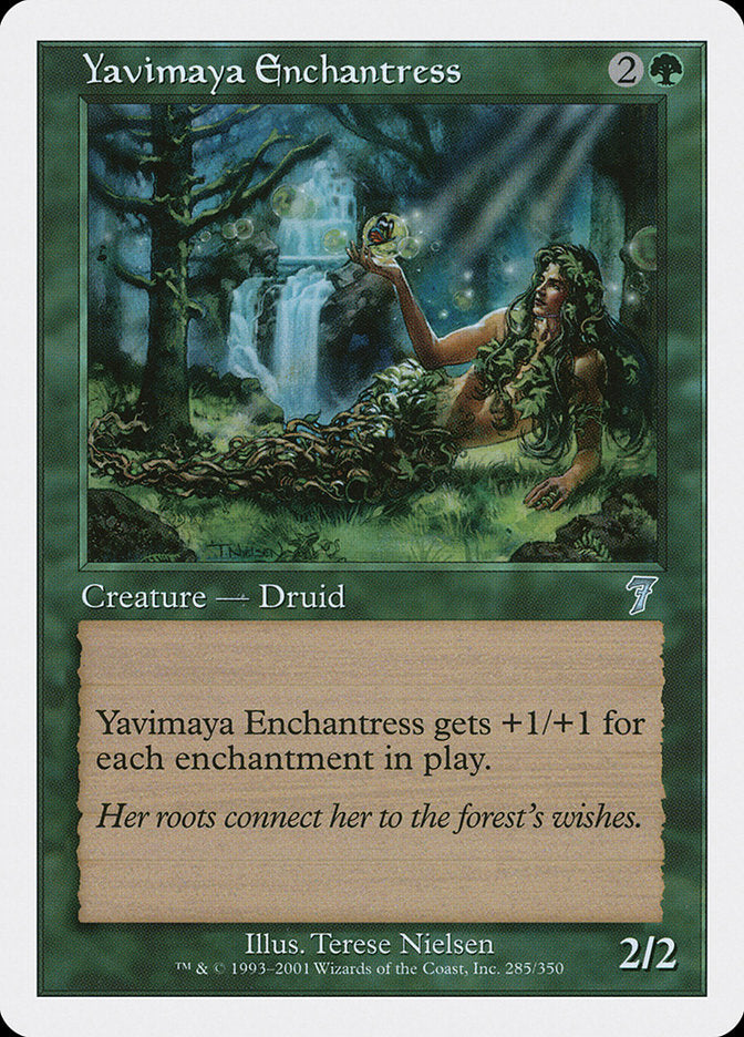 Yavimaya Enchantress [Seventh Edition] | Good Games Modbury