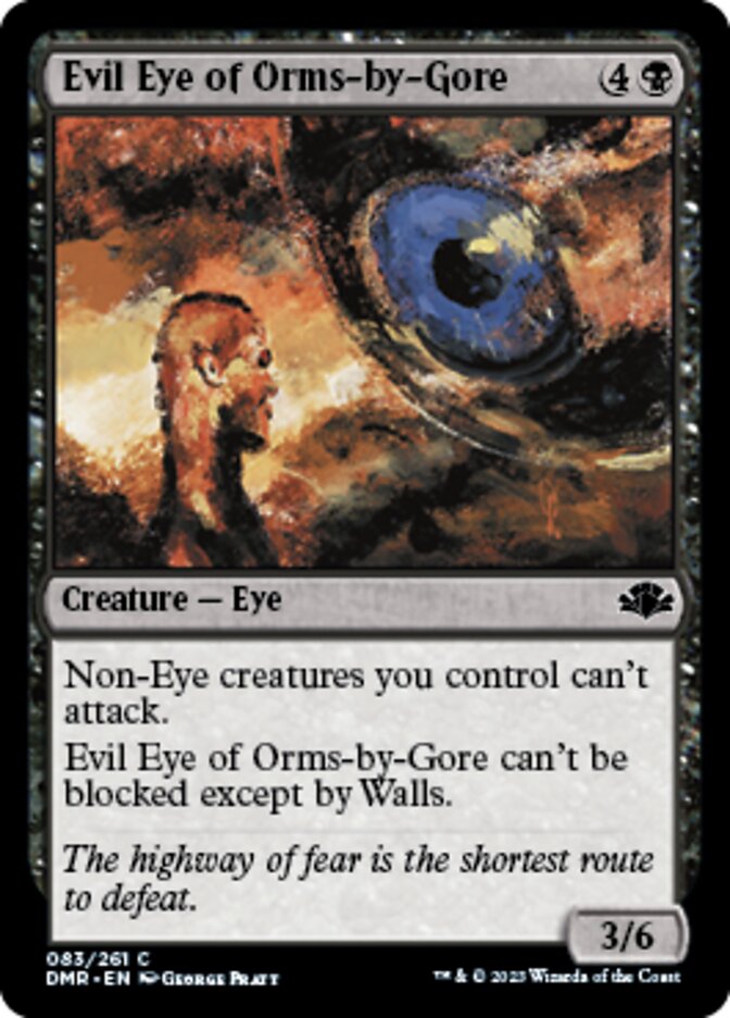 Evil Eye of Orms-by-Gore [Dominaria Remastered] | Good Games Modbury