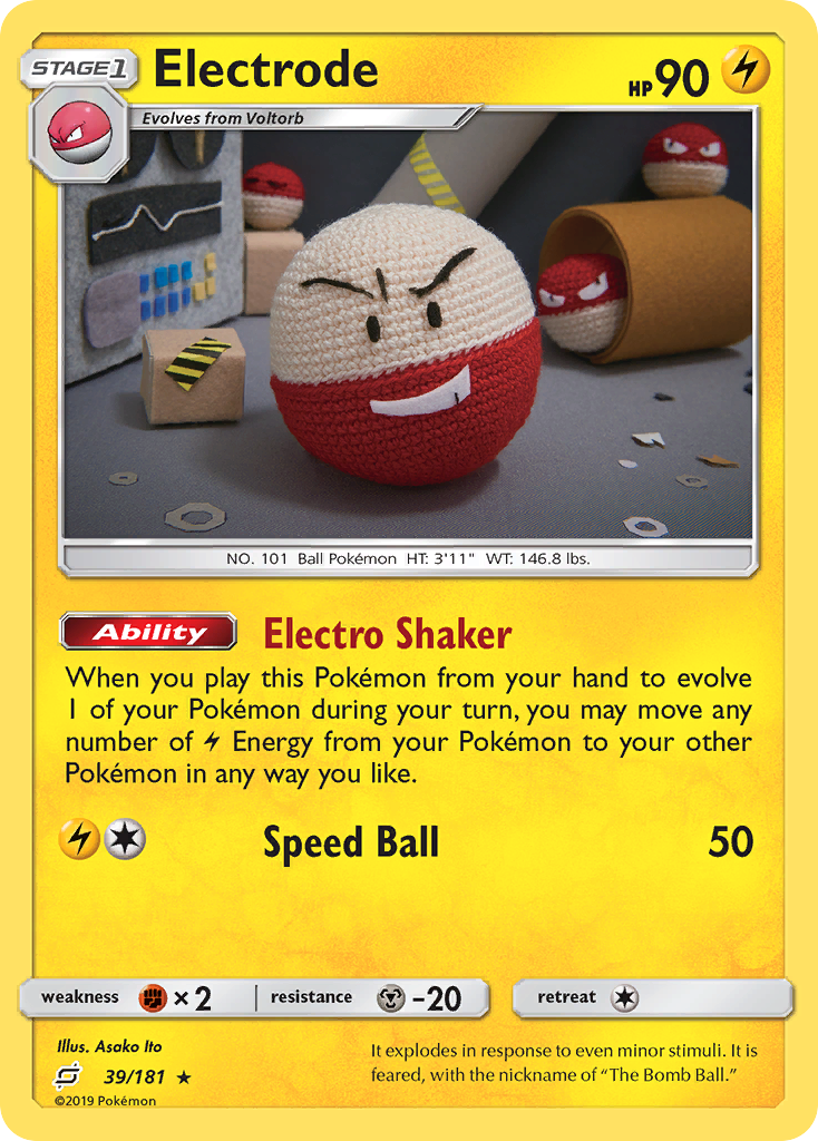 Electrode (39/181) [Sun & Moon: Team Up] | Good Games Modbury