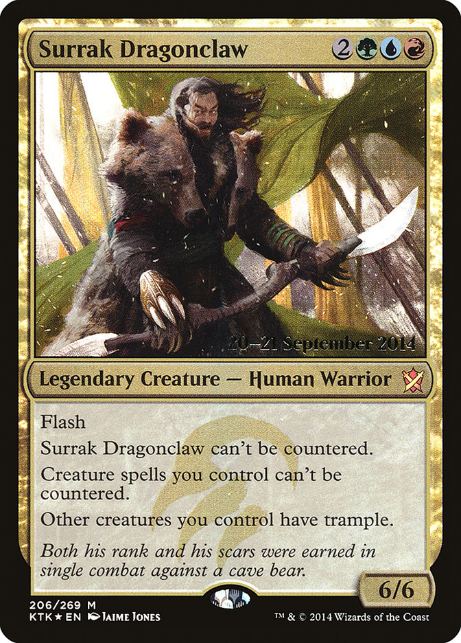 Surrak Dragonclaw [Khans of Tarkir Prerelease Promos] | Good Games Modbury