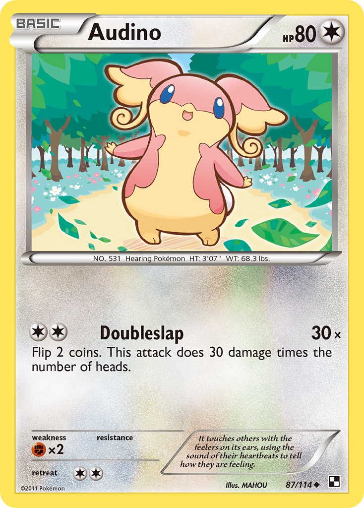 Audino (87/114) [Black & White: Base Set] | Good Games Modbury