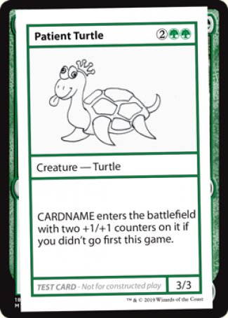 Patient Turtle (2021 Edition) [Mystery Booster Playtest Cards] | Good Games Modbury