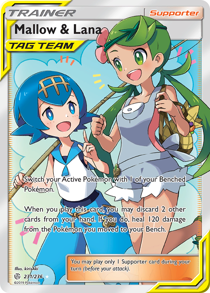 Mallow & Lana (231/236) [Sun & Moon: Cosmic Eclipse] | Good Games Modbury