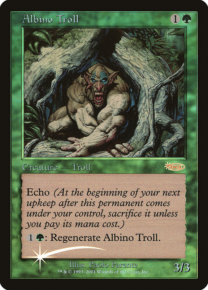 Albino Troll [Friday Night Magic 2002] | Good Games Modbury