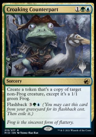 Croaking Counterpart (Promo Pack) [Innistrad: Midnight Hunt Promos] | Good Games Modbury