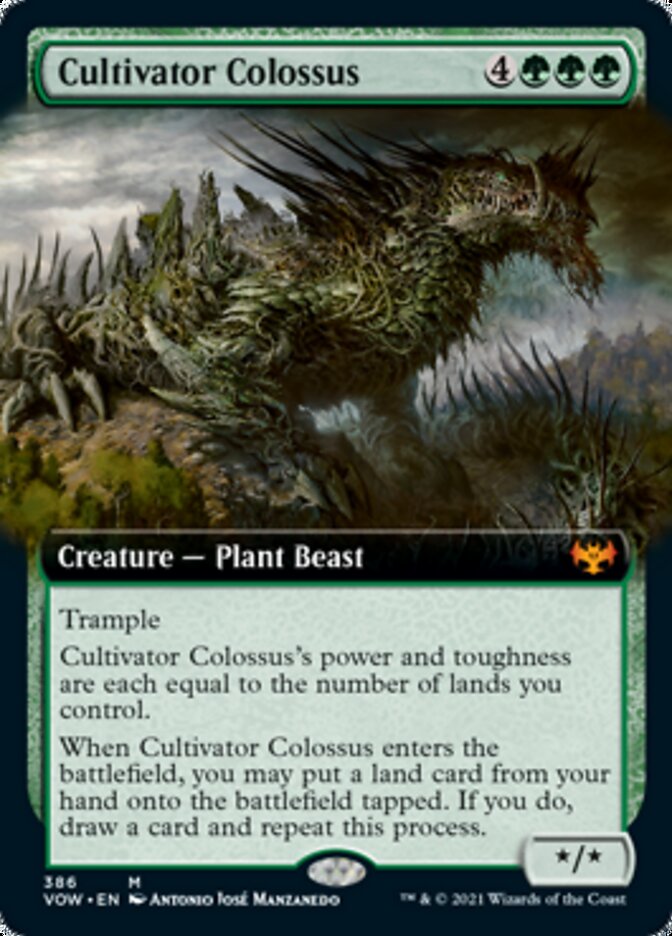 Cultivator Colossus (Extended Art) [Innistrad: Crimson Vow] | Good Games Modbury