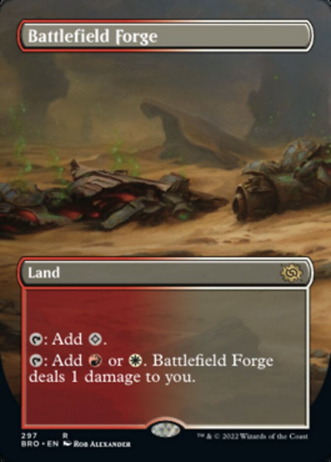 Battlefield Forge (Borderless Alternate Art) [The Brothers' War] | Good Games Modbury