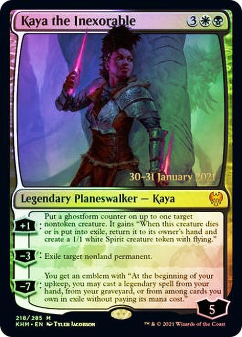 Kaya the Inexorable [Kaldheim Prerelease Promos] | Good Games Modbury