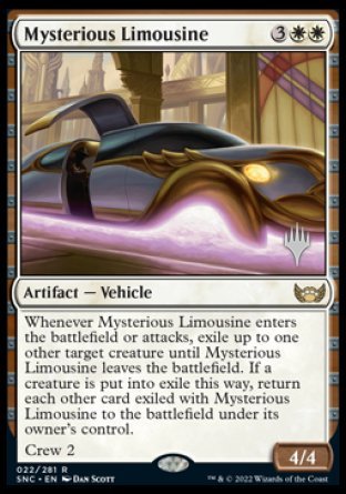 Mysterious Limousine (Promo Pack) [Streets of New Capenna Promos] | Good Games Modbury