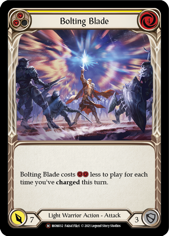 Bolting Blade [U-MON032-RF] (Monarch Unlimited)  Unlimited Rainbow Foil | Good Games Modbury