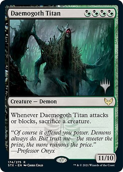 Daemogoth Titan (Promo Pack) [Strixhaven: School of Mages Promos] | Good Games Modbury