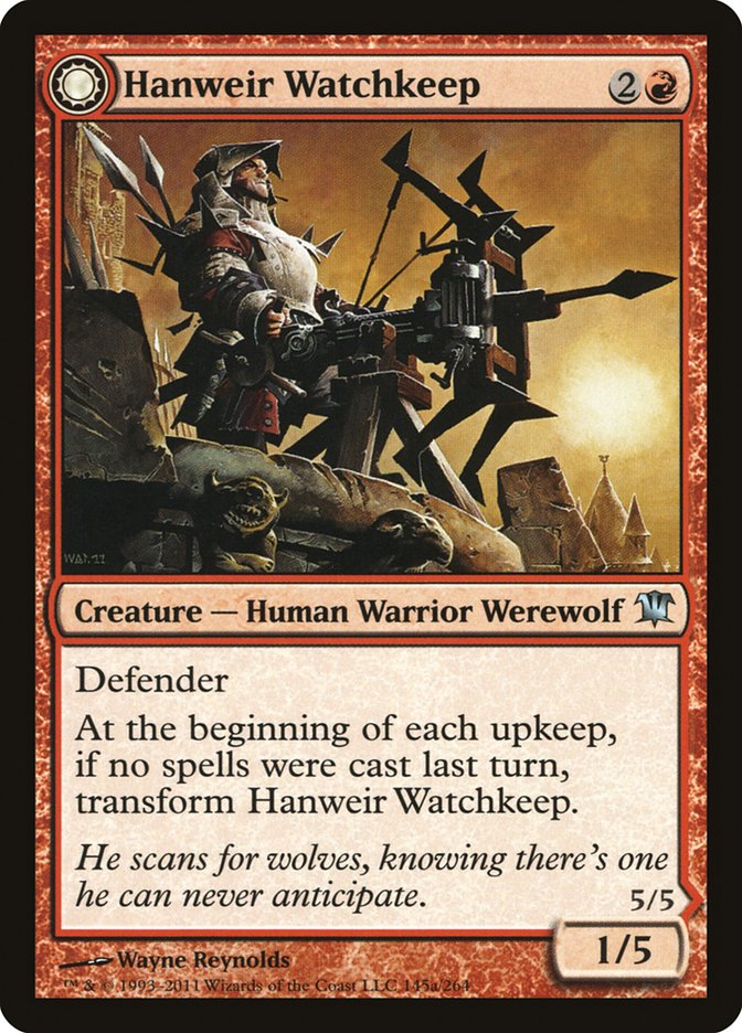 Hanweir Watchkeep // Bane of Hanweir [Innistrad] | Good Games Modbury