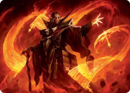 Plargg, Dean of Chaos Art Card [Strixhaven: School of Mages Art Series] | Good Games Modbury