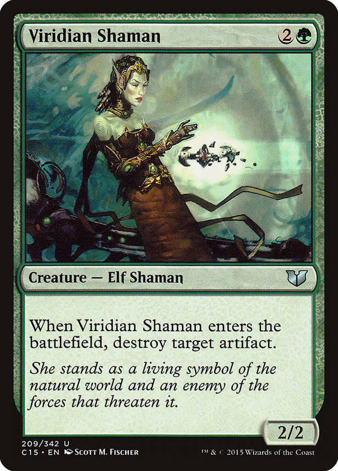 Viridian Shaman [Commander 2015] | Good Games Modbury