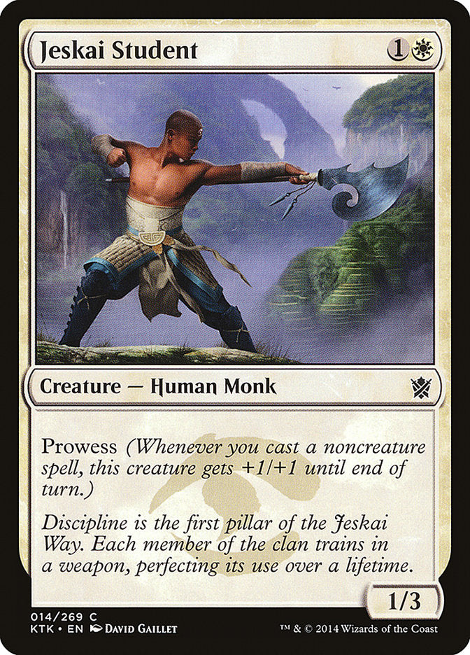 Jeskai Student [Khans of Tarkir] | Good Games Modbury