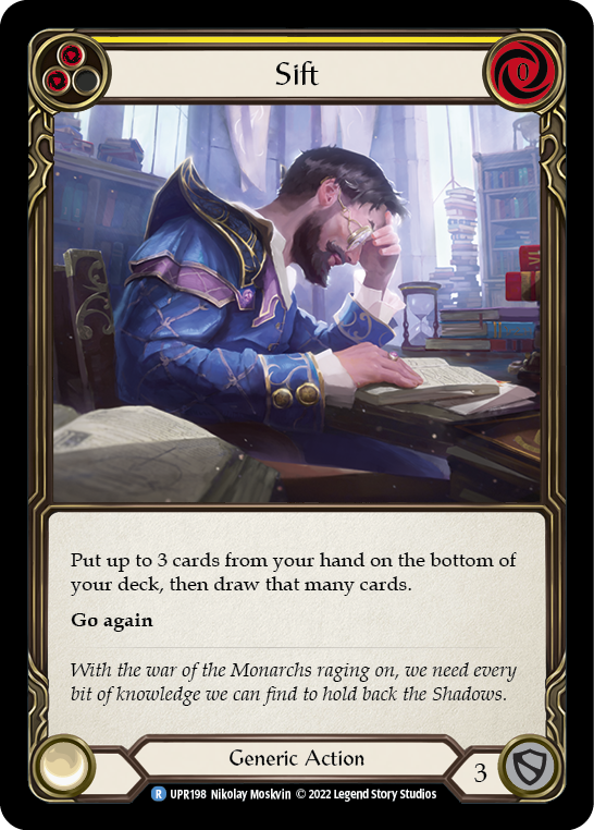 Sift (Yellow) [UPR198] (Uprising)  Rainbow Foil | Good Games Modbury