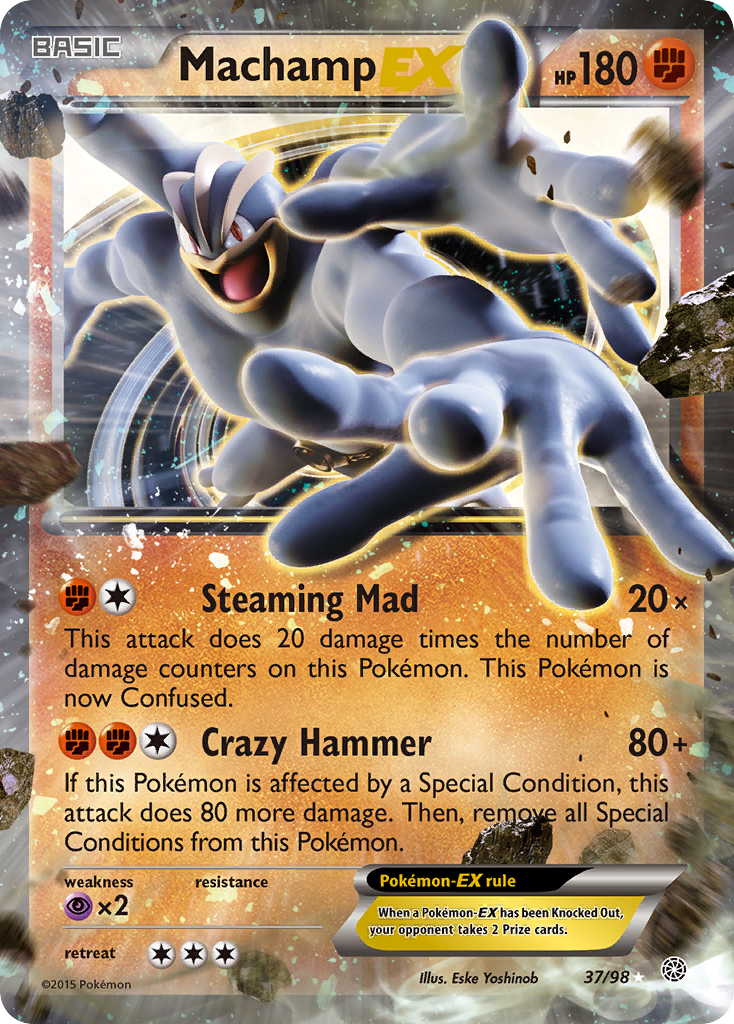 Machamp EX (37/98) [XY: Ancient Origins] | Good Games Modbury