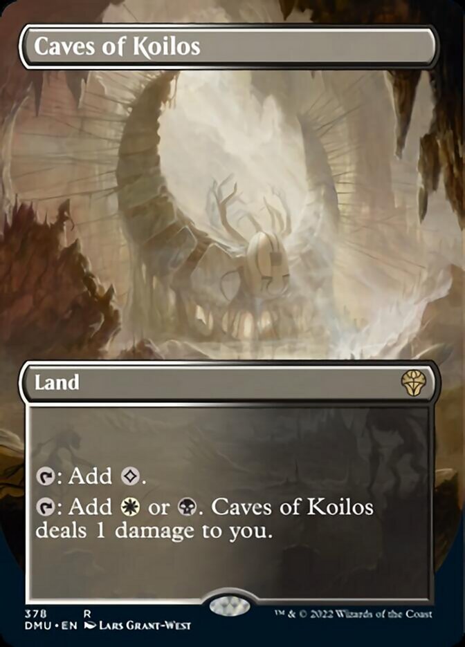 Caves of Koilos (Borderless Alternate Art) [Dominaria United] | Good Games Modbury