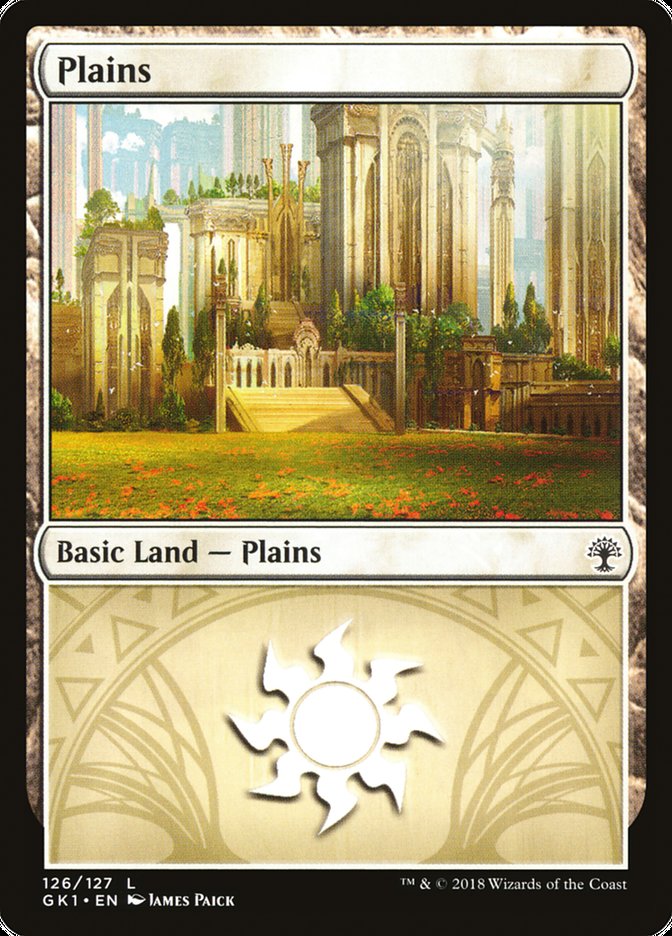 Plains (126) [Guilds of Ravnica Guild Kit] | Good Games Modbury