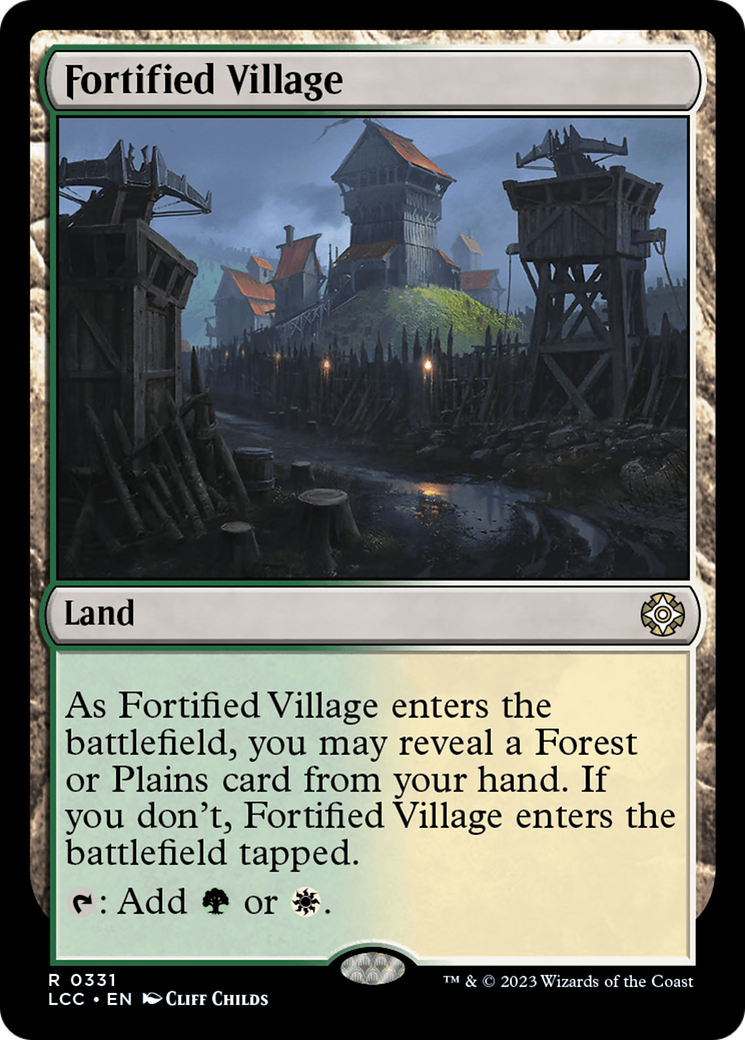 Fortified Village [The Lost Caverns of Ixalan Commander] | Good Games Modbury