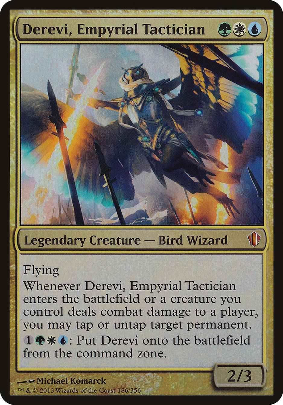 Derevi, Empyrial Tactician (Oversized) [Commander 2013 Oversized] | Good Games Modbury