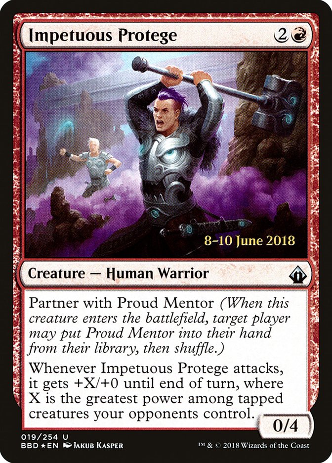 Impetuous Protege [Battlebond Prerelease Promos] | Good Games Modbury