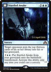 Startled Awake // Persistent Nightmare [Shadows over Innistrad Prerelease Promos] | Good Games Modbury