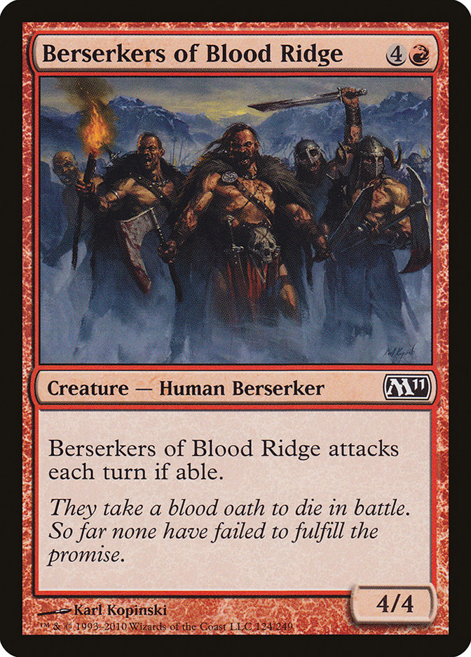 Berserkers of Blood Ridge [Magic 2011] | Good Games Modbury