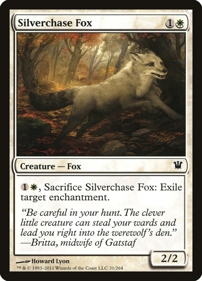 Silverchase Fox [Innistrad] | Good Games Modbury